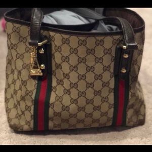 Gucci charm tote bag